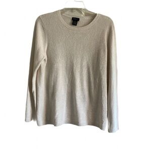 EVIE Cream Crew Neck Sweater